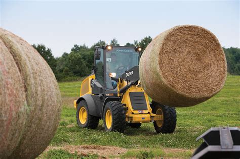 john deere skid steer bale spear|skid steer round bale grapple.